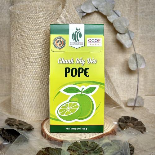 Chanh Sấy Dẻo POPE Dẻo Thơm, Chua Ngọt Cực Cuốn