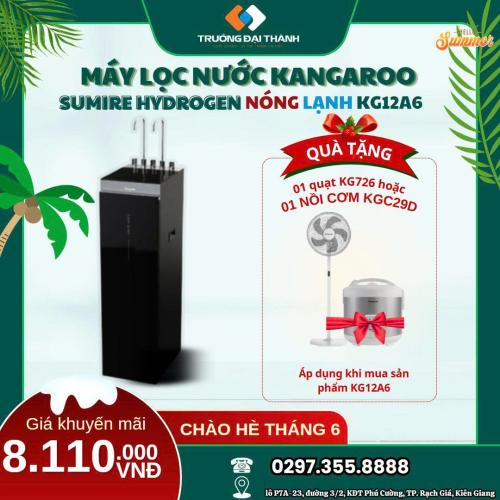 Máy lọc nước Kangaroo Sumire Hydrogen nóng lạnh KG12A6