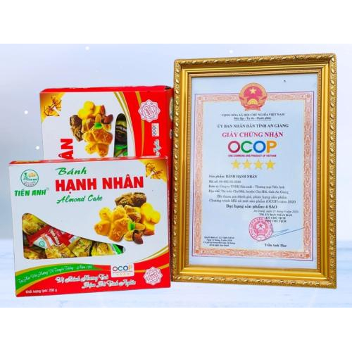 Bánh Hạnh Nhân Trà Xanh Phô Mai Tiến Anh 350g – Đặc Sản Chợ Mới