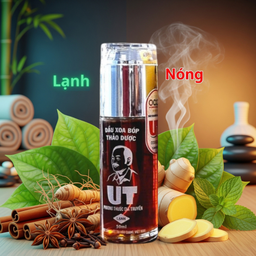 Đau Mỏi Biến Mất Sau Vài Phút Với Dầu Xoa Bóp Thảo Dược UT
