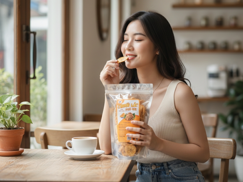 Không chỉ ngon – Chuối Lắc Phô Mai Thanh Phú còn tiện lợi mỗi ngày