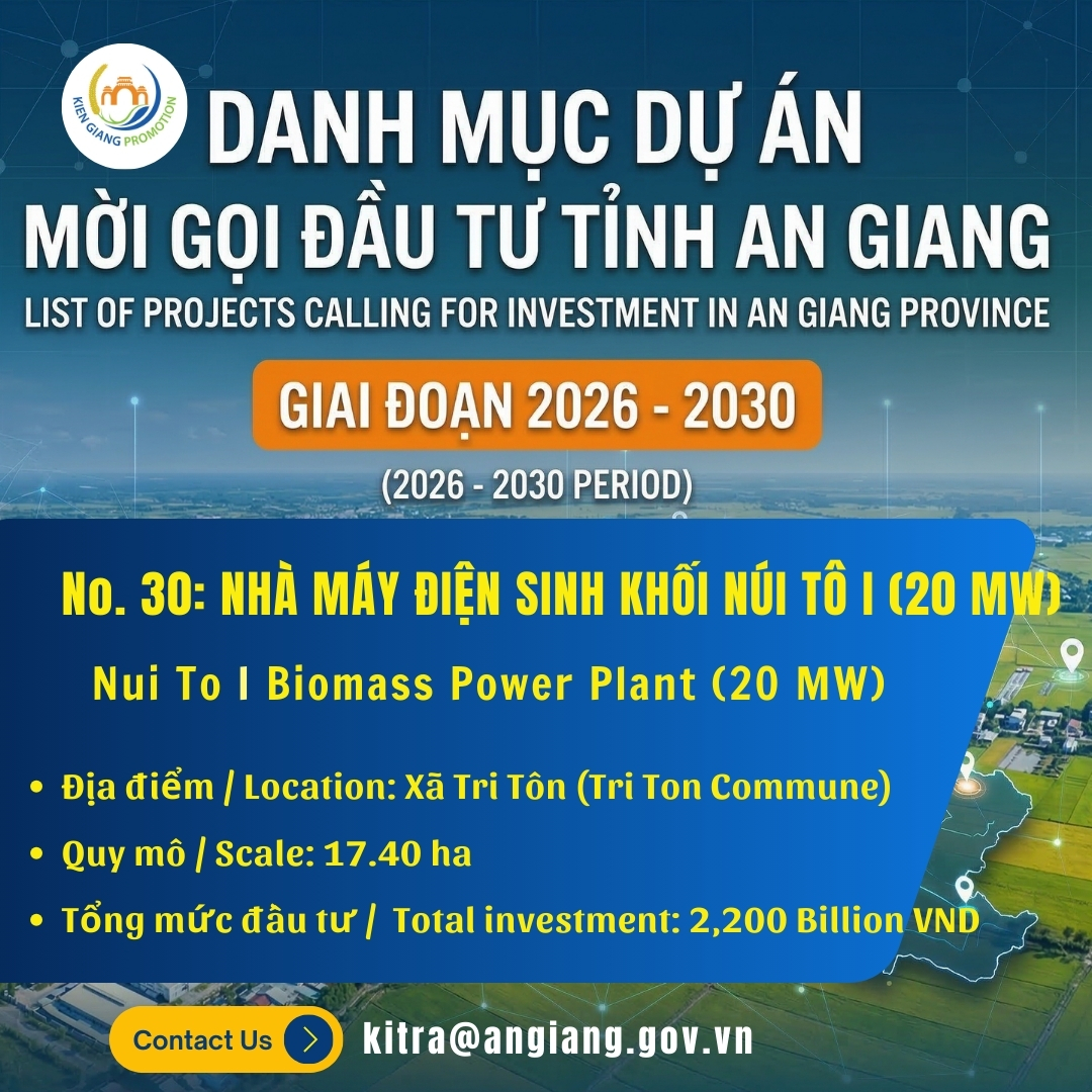 No. 30: Nui To I Biomass Power Plant I (20 MW)