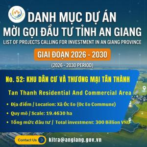 No. 52: Tan Thanh Residential And Commercial Area