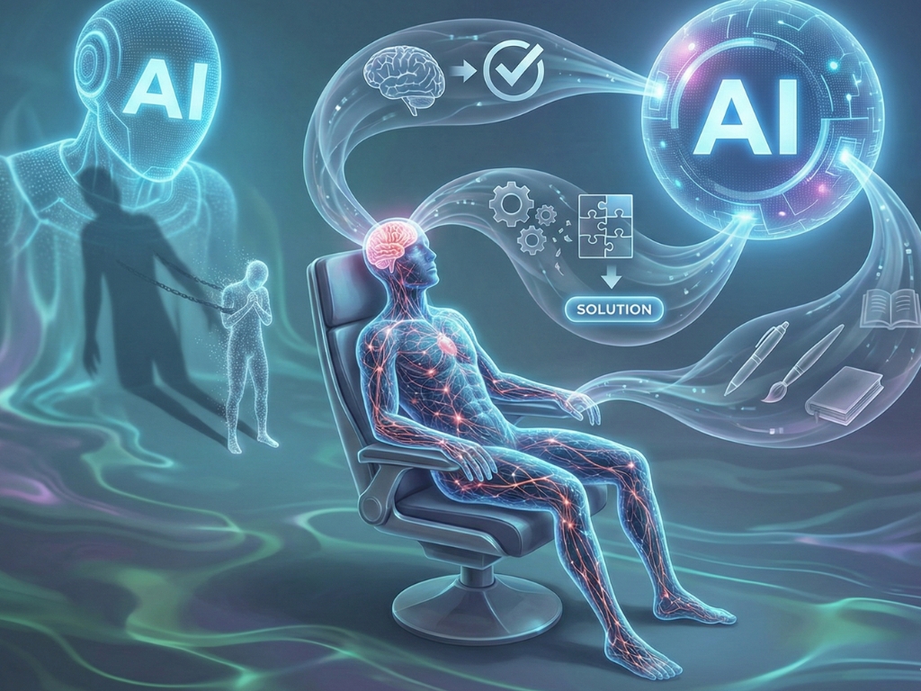 AI làm cho bạn Thụ động hơn: Cái Bẫy của Sự tiện lợi