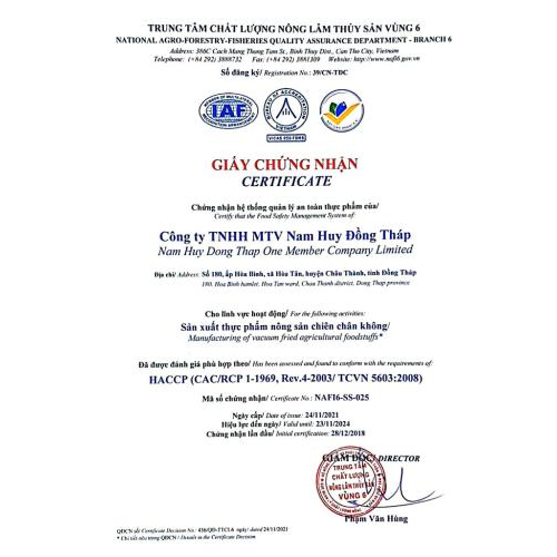 IV. An toàn thực phẩm & chứng nhận