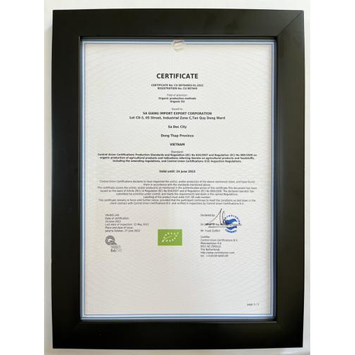 V. Chứng nhận chất lượng