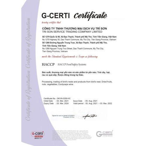 III. Thành tựu & chứng nhận