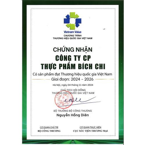 VII. Tiêu chuẩn sản phẩm