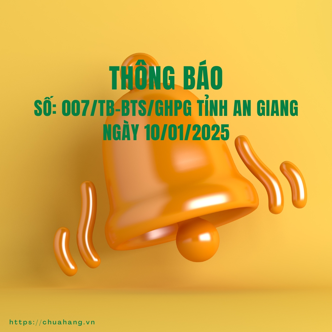 Thông Báo Số: 007/TB-BTS | Hội Nghị Tổng Kết Năm 2024