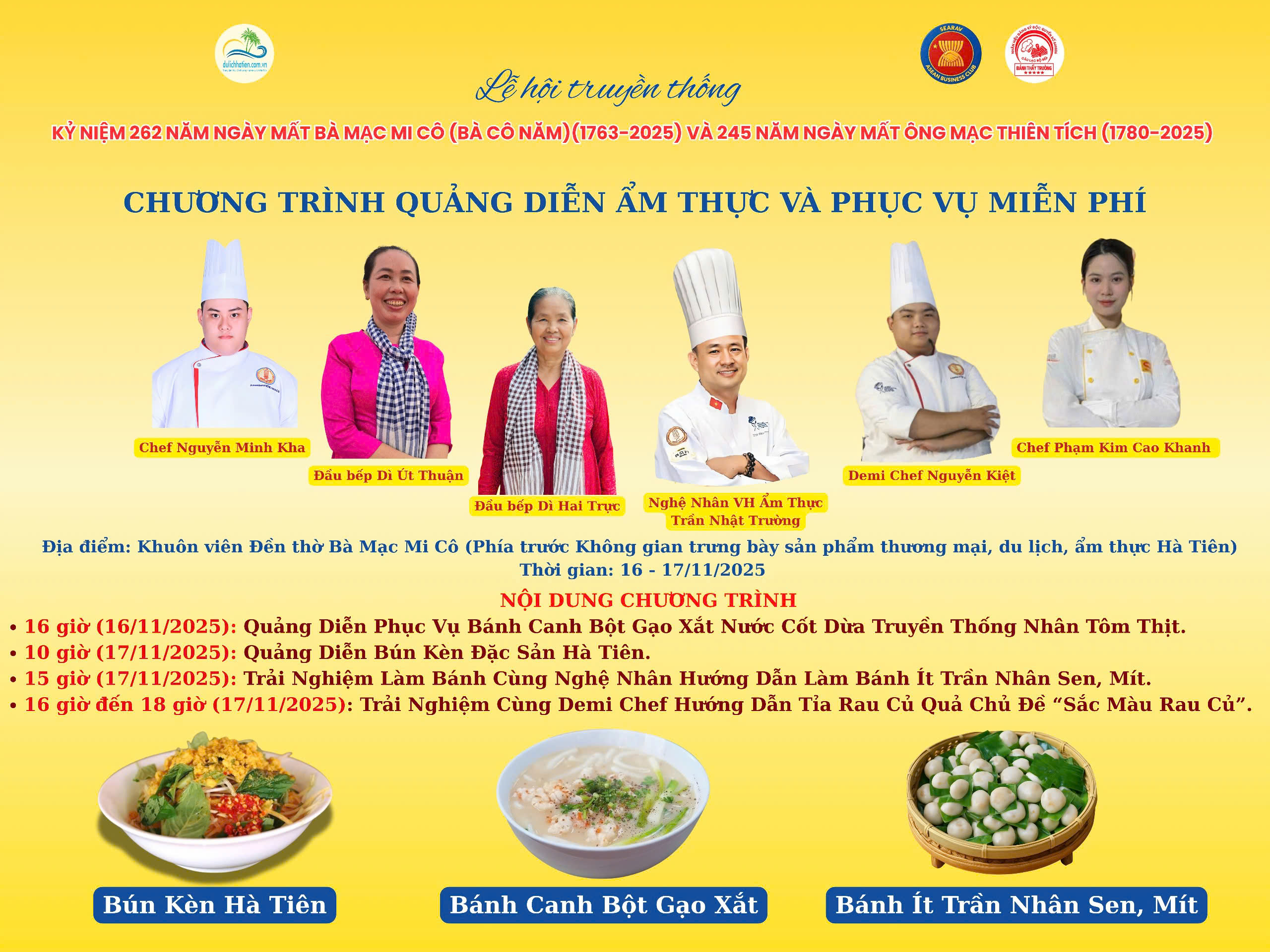 🍜 Quảng Diễn Ẩm Thực Hà Tiên 2025