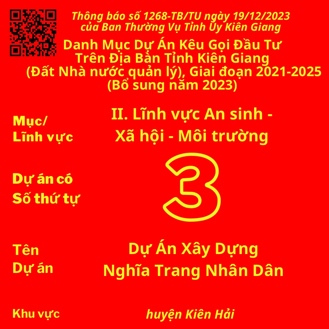 Ec6eBb5h7fA4A83 A77cD584Ah8b00B Dự án có Số TT 3: Dự Án Xây Dựng Nghĩa Trang Nhân Dân