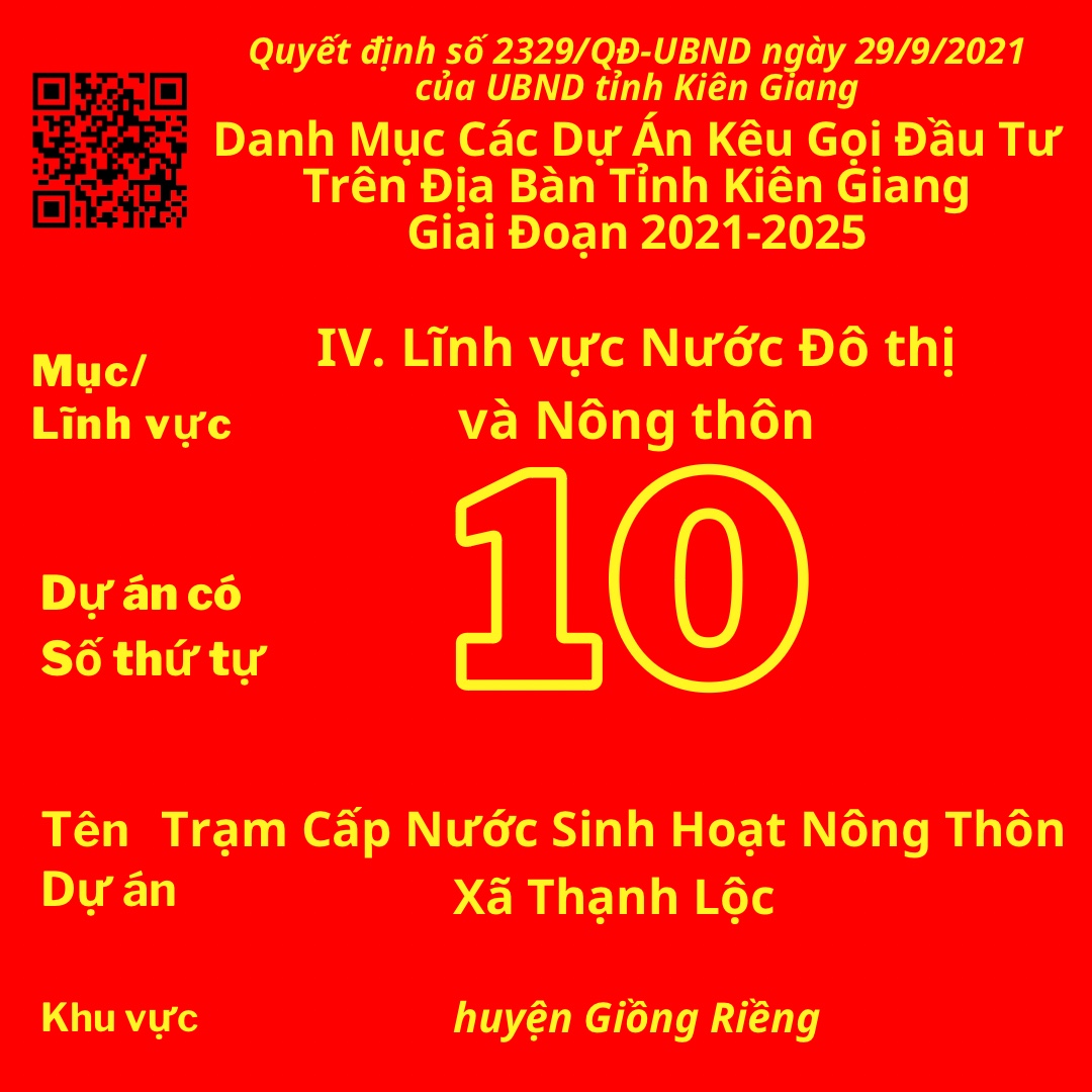 Ec6eBb5h7fA4A83 A77cD584Ah8b00B Dự Án Có Số TT 10: Trạm Cấp Nước Sinh Hoạt Nông Thôn Xã Thạnh Lộc
