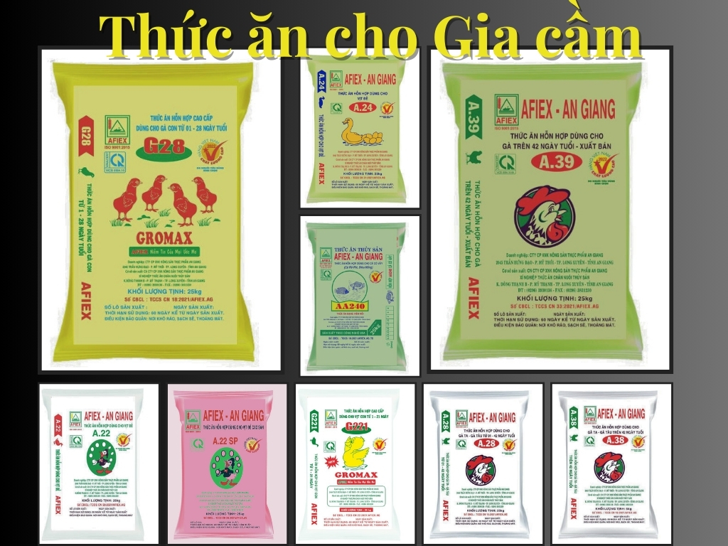 2. Thức ăn cho gia cầm: