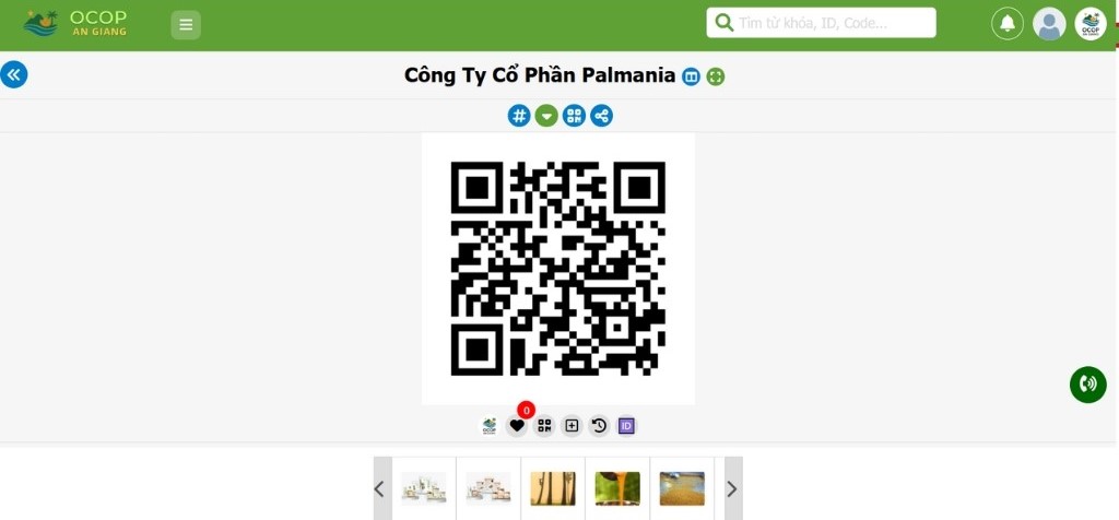 2. Số hóa Thông tin Chủ thể OCOP: