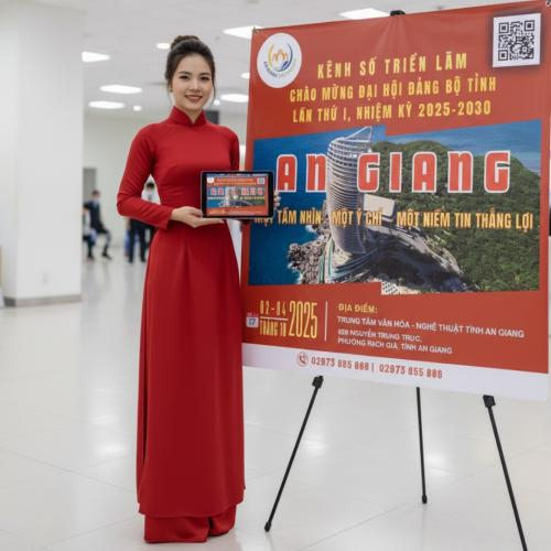 Kênh Số: Triển Lãm Chào Mừng Đại Hội Đảng Bộ Tỉnh An Giang Lần Thứ I, Nhiệm Kỳ 2025-2030
