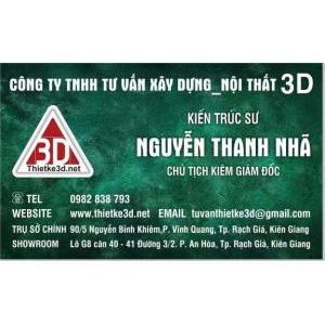 Công Ty TNHH Tư Vấn Xây Dựng & Nội Thất 3D