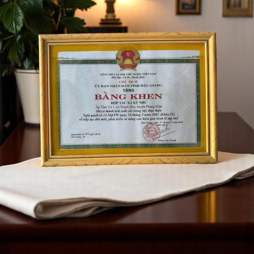 Bằng Khen Được Ủy Ban Nhân Dân Tỉnh Hậu Giang Khen Tặng