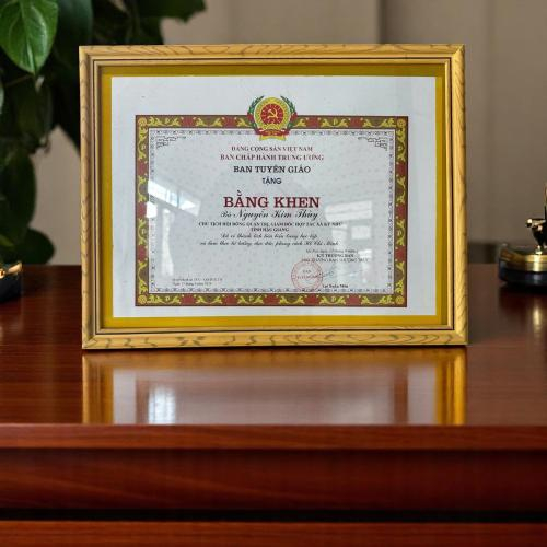 Bằng Khen - Giấy Khen - Giấy Biểu Dương Của HTX Kỳ Như