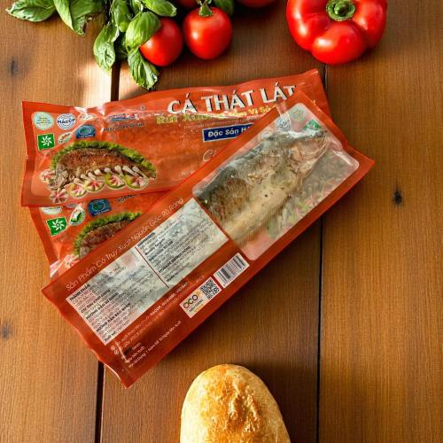 Cá Thát Lát Rút Xương Tẩm Vị Sả Ớt Kỳ Như, Túi 350g. Đặc sản Hậu Giang
