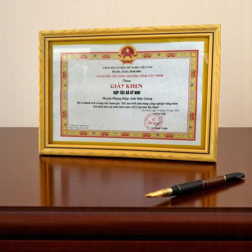 Bằng Khen Được Sở Công Thương Tỉnh Hậu Giang Khen Tặng