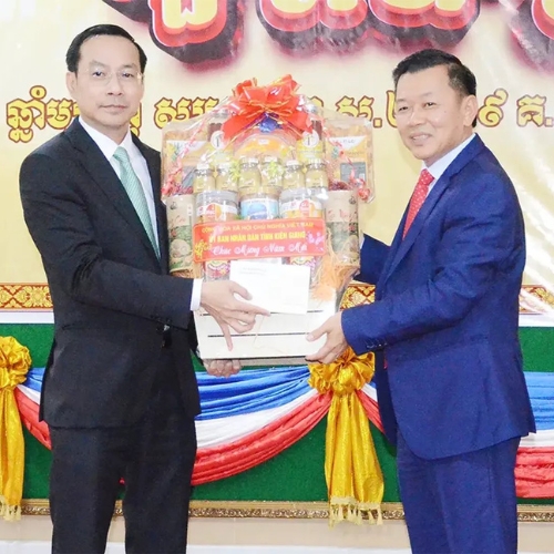 Chủ Tịch UBND Tỉnh Kiên Giang Chúc Tết Tỉnh Kep