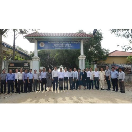 Lãnh đạo tỉnh Đồng Tháp chúc Tết Chol Chnam Thmay tỉnh Pray Veng