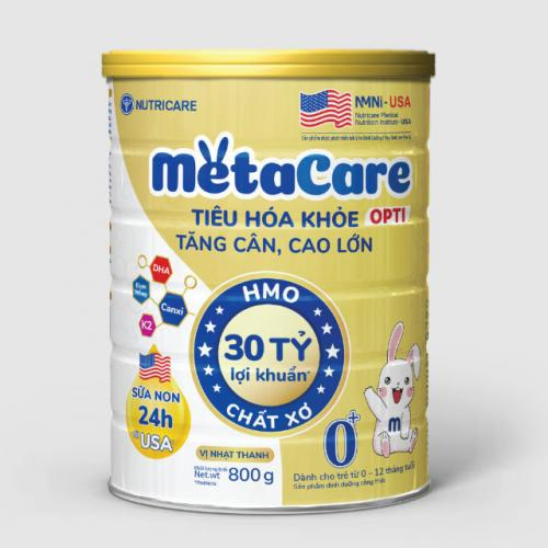 Sữa Bột Metacare Opti 0+ Lon 800gr (0-12 Tháng)