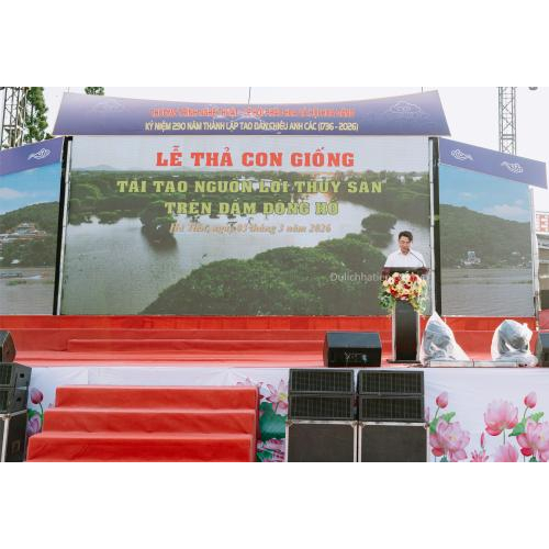 Phường Hà Tiên (An Giang): Thả Hơn 1 Triệu Con Giống Tái Tạo Nguồn Lợi Thủy Sản Tại Đầm Đông Hồ